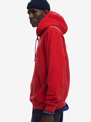Desigual - Sudadera en rojo