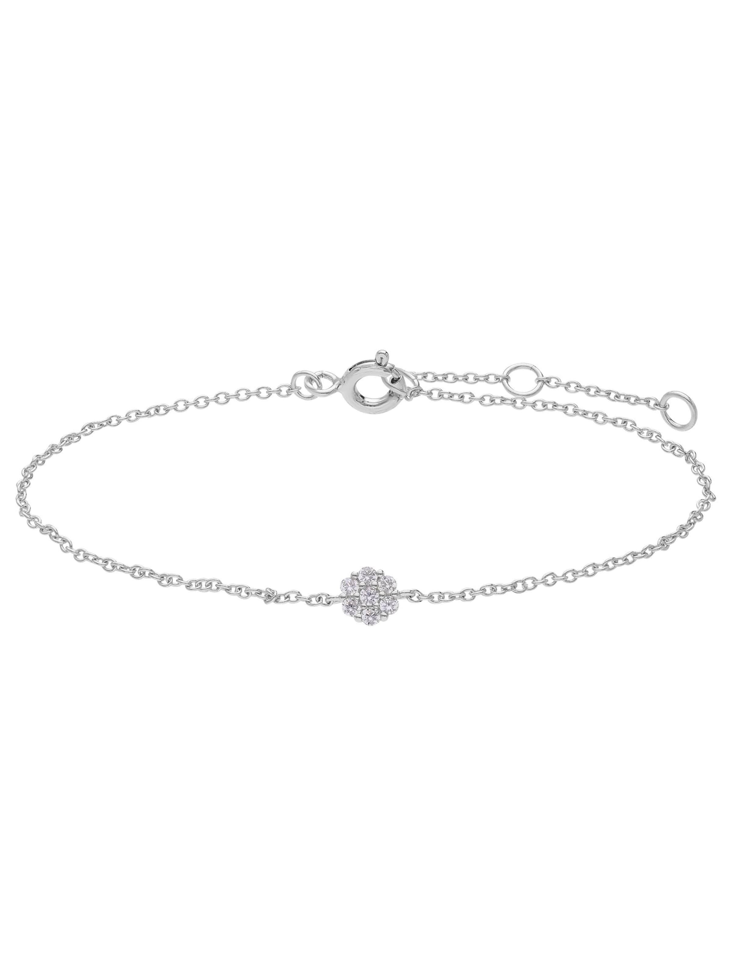 Lucardi Bracelet 'Klassisch' in Silver: front