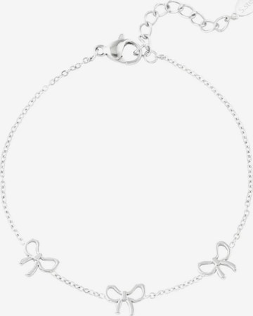 Cala Rose Armband 'CLASSIC BOW' in Zilver: voorkant