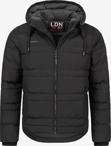 BRAVE SOUL Winter Jacket 'Bobbie' in Black: front