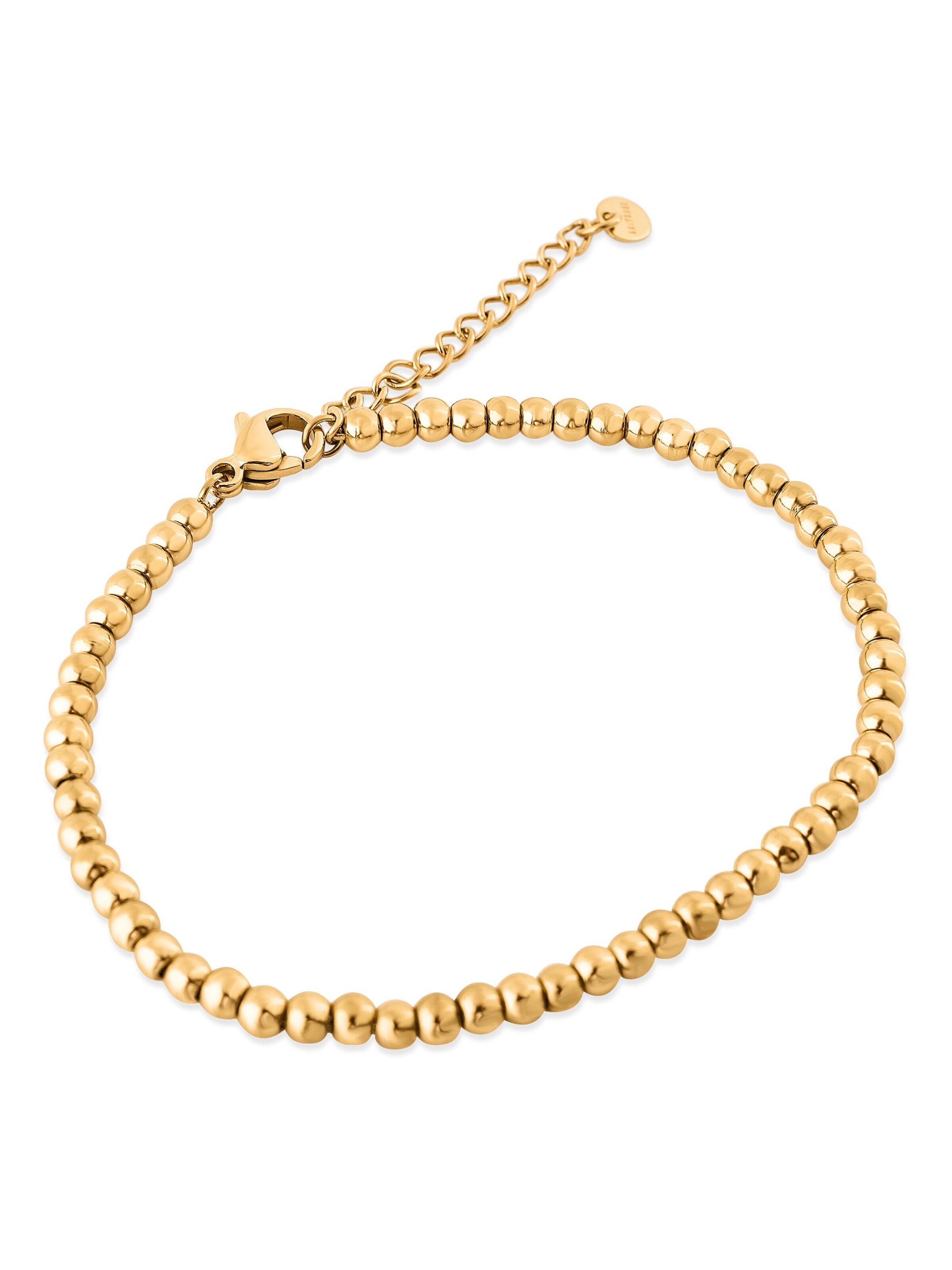 Akitsune Armband 'Delight'‌ in Gold: Vorderseite