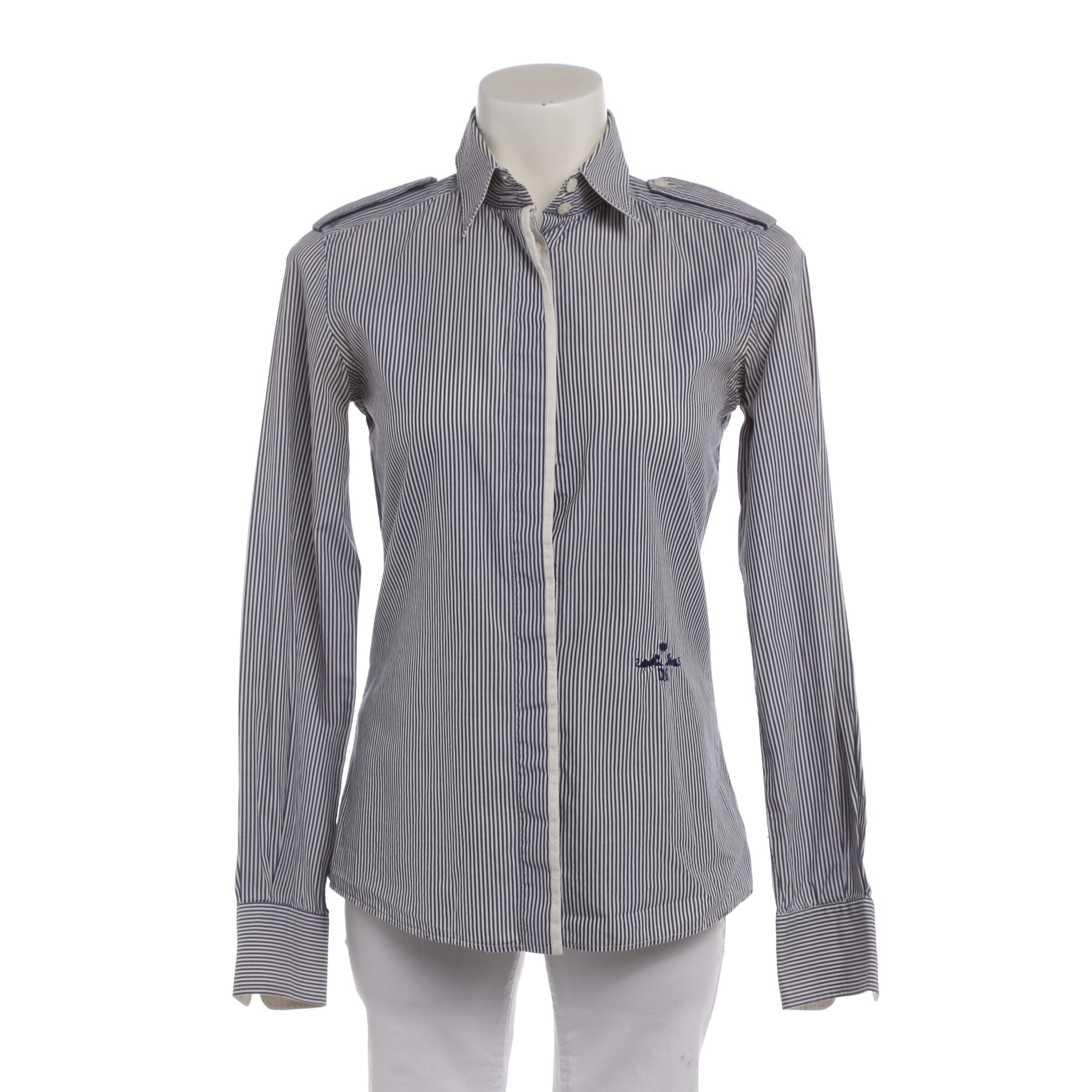 DOLCE & GABBANA Bluse / Tunika XS in Blau: Vorderseite