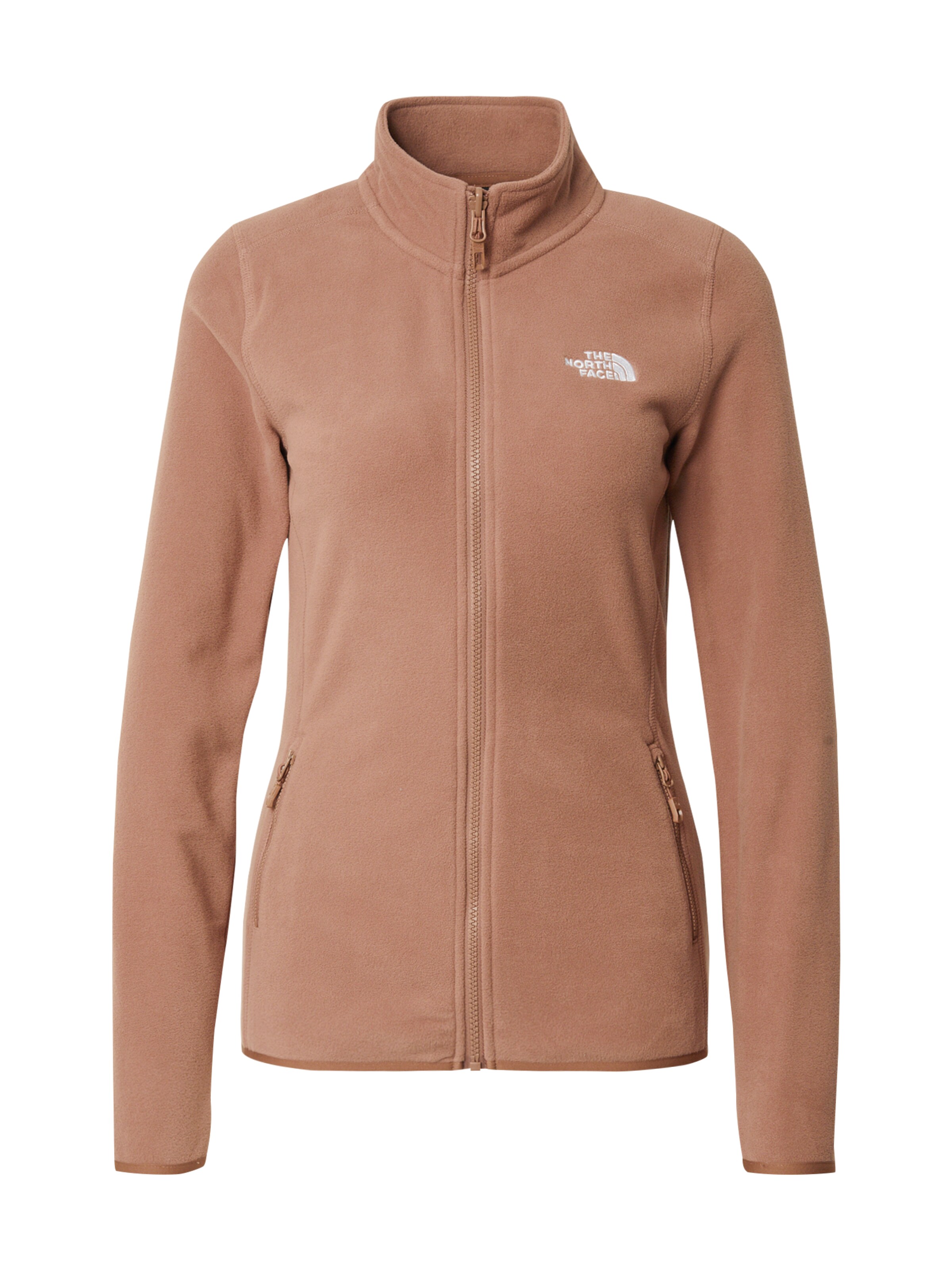 THE NORTH FACE Functionele fleece jas '100 Glasier' in Bruin: voorkant