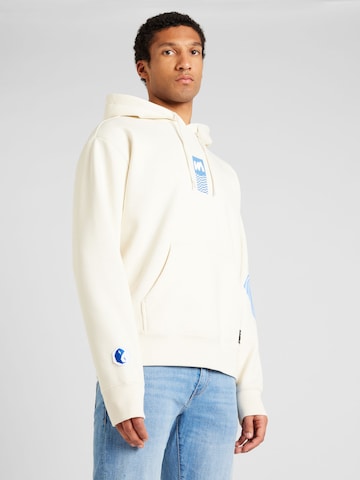 RVCA Sweatshirt 'NOISE' in Wit: voorkant