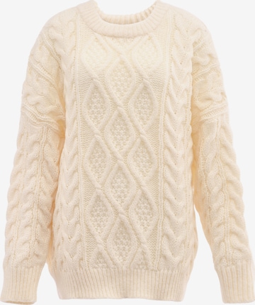 Pull-over MYMO en blanc : devant