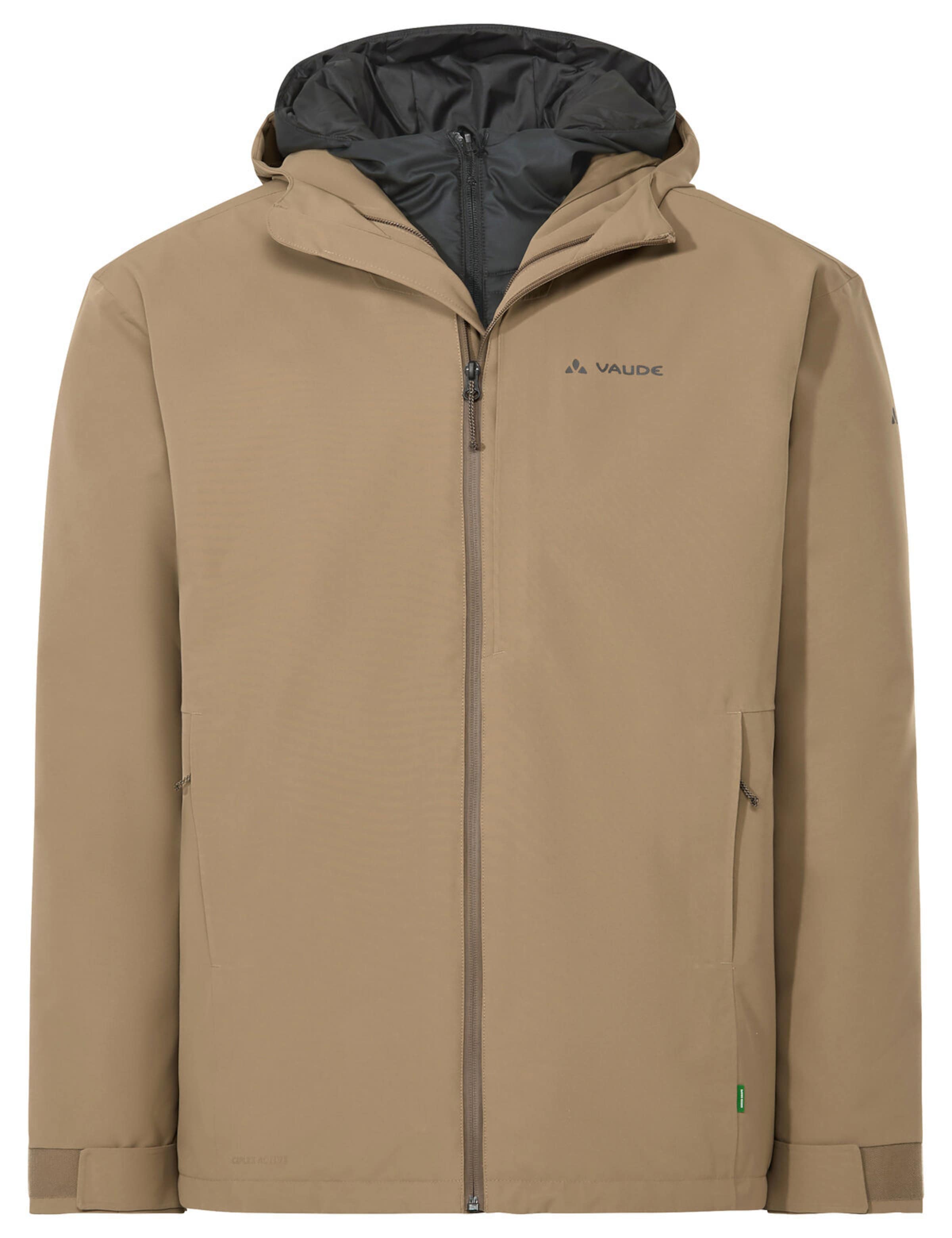 VAUDE Sports jacket 'Mineo' in Beige: front