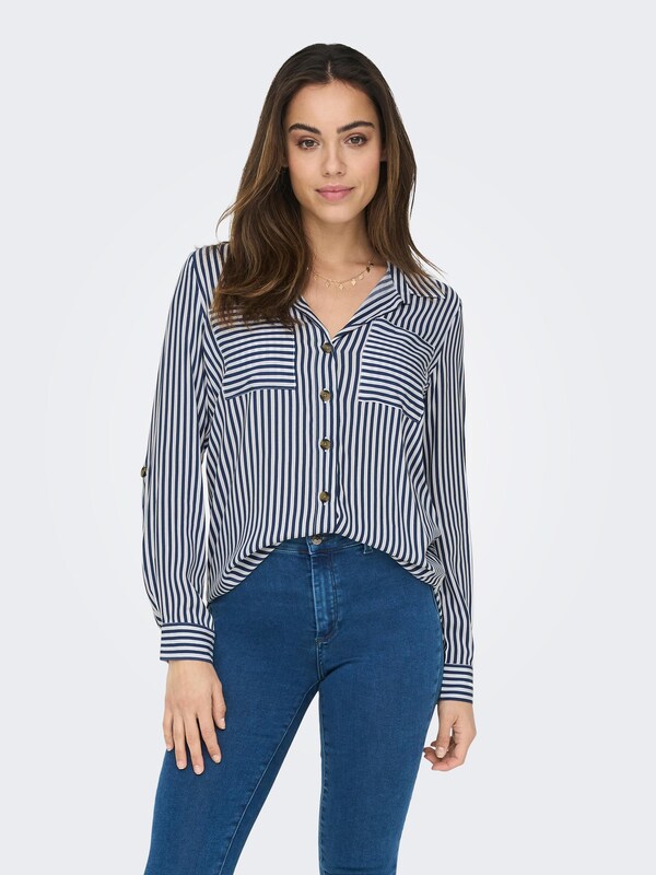 ONLY Blouse 'ONLYasmin' in Marine Blue