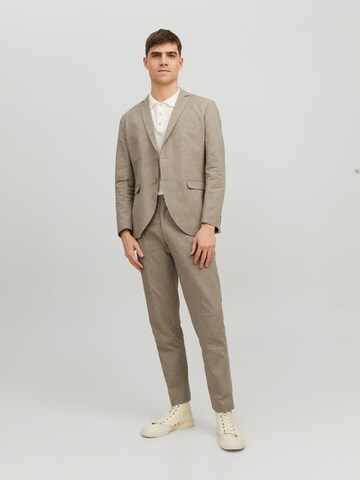 JACK & JONES Slim fit Blazer 'Riviera' in Beige