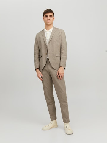 Coupe slim Veste de costume 'Riviera' JACK & JONES en beige