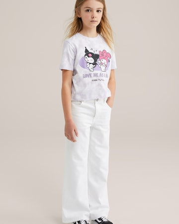 WE Fashion T-shirt i lila