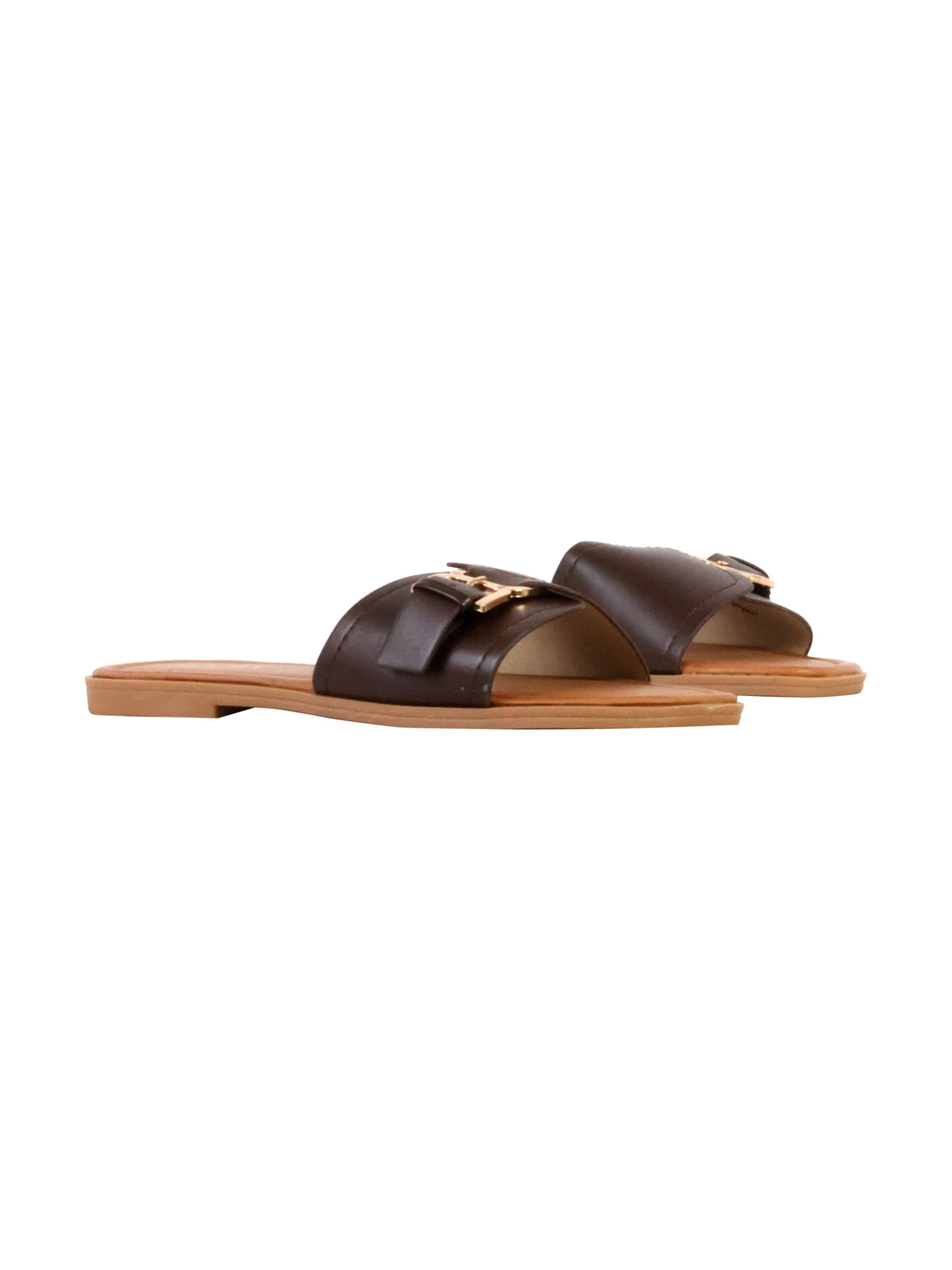 Joia - Sandalias 'Flache Sandalen zum Hineinschlüpfen' en marrón