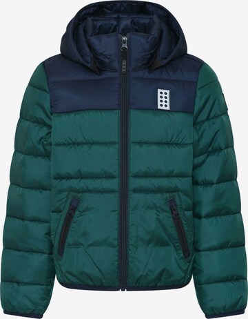 Veste d’hiver 'Jesse' LEGO® kidswear en vert : devant