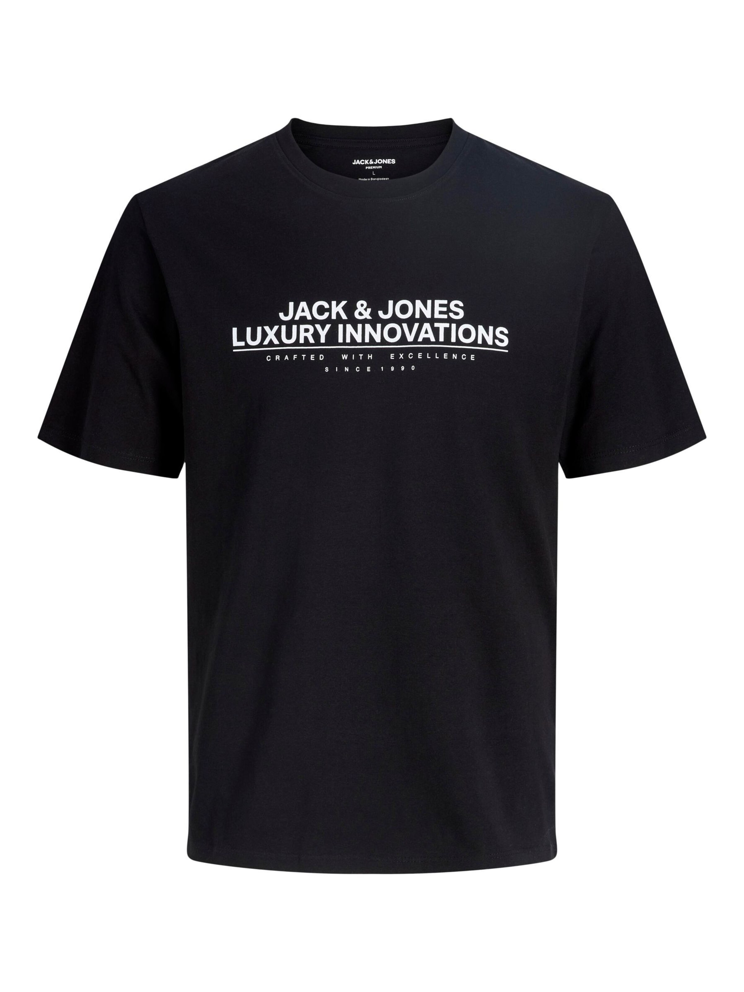T-Shirt JACK & JONES en noir : devant