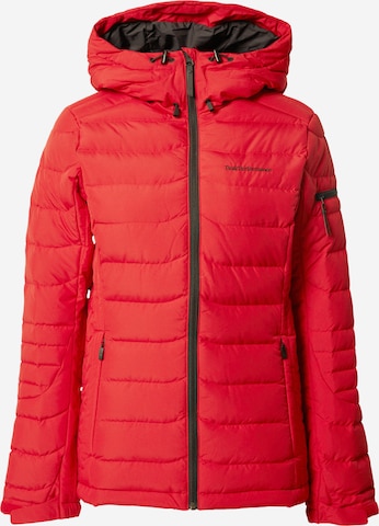 PEAK PERFORMANCE Athletic Jacket in Red: front