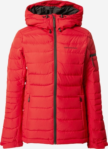 Veste de sport PEAK PERFORMANCE en rouge : devant