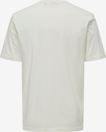 Only & Sons Bluser & t-shirts 'KARTER' i hvid