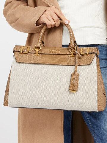 GUESS Handtasche 'Sestri' in Beige