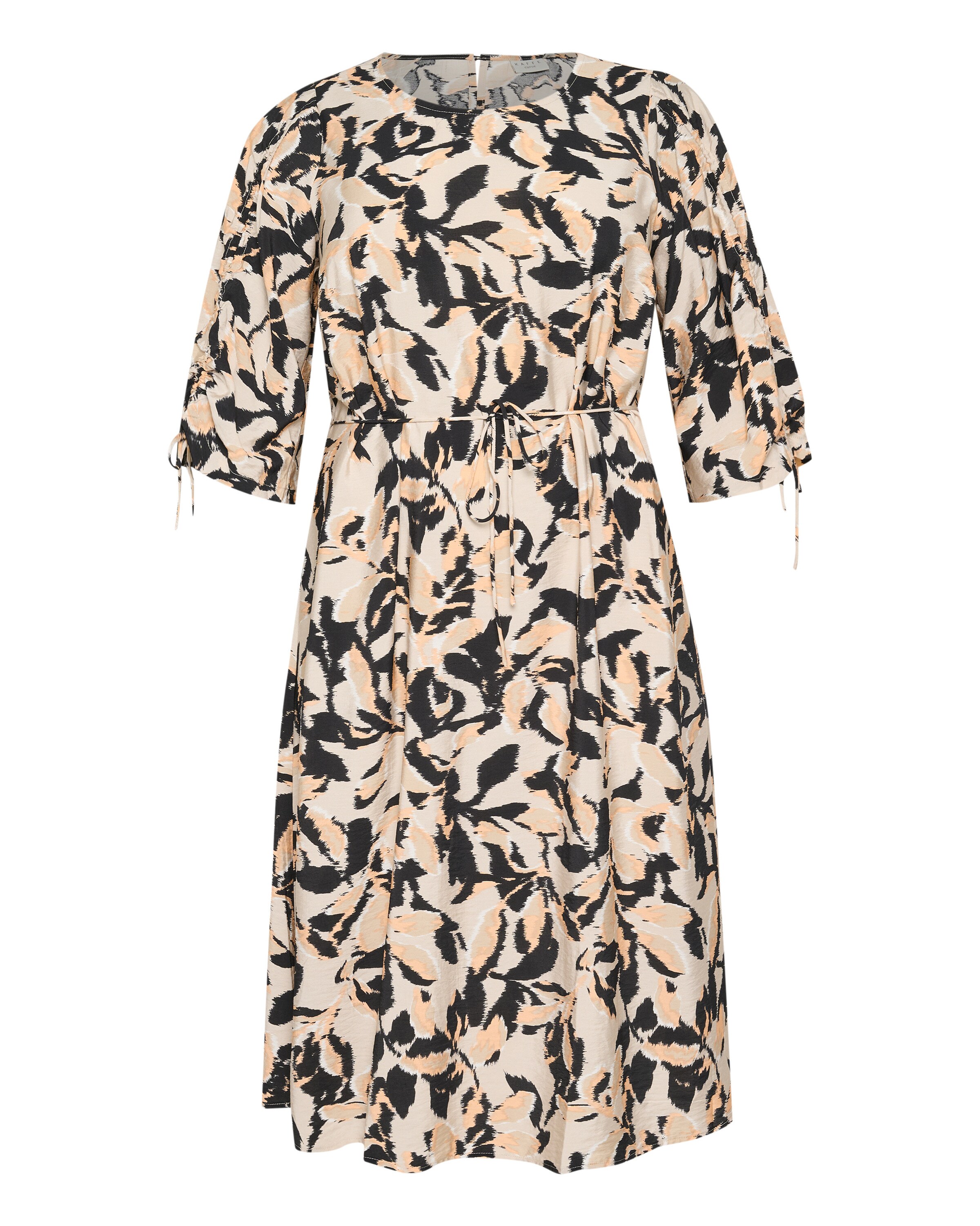 KAFFE CURVE Kjole 'Paca' i blandingsfarvet: forside