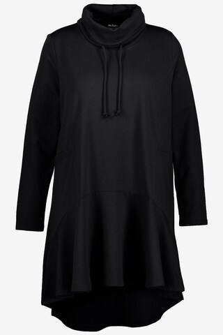 Sweat-shirt Ulla Popken en noir : devant