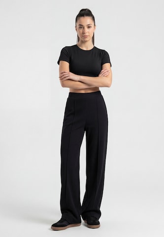 Wide Leg Pantalon myMo ATHLSR en noir