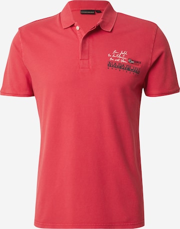 NAPAPIJRI - Camisa 'COLVILLE' em vermelho: frente