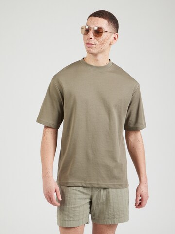 SELECTED HOMME Футболка 'SLHOSCAR' в Бежевый: спереди
