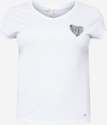 Key Largo Тениска в бяло: отпред