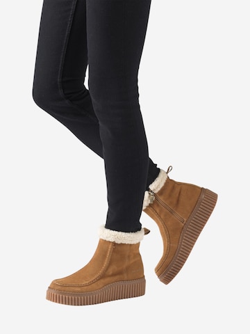 ILSE JACOBSEN Snowboots i brun: forside