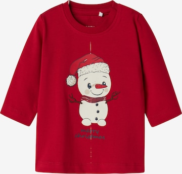 raudona NAME IT Marškinėliai 'NBMFA': priekis