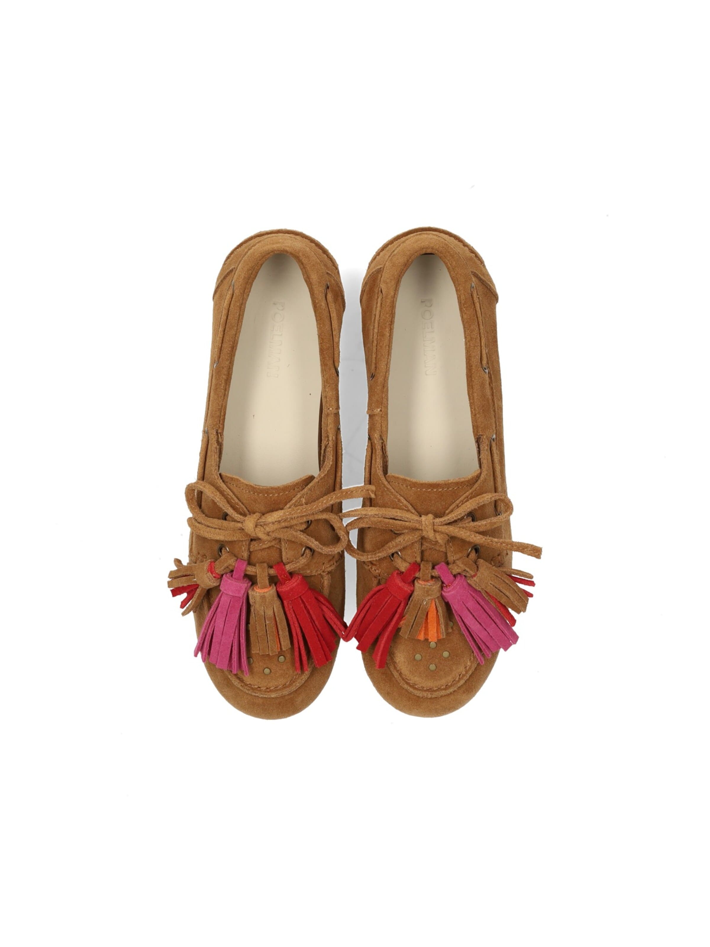 Poelman Instappers 'Poelman ANNE Damen Loafer' in Bruin