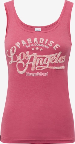 KangaROOS Tanktop in Pink: predná strana