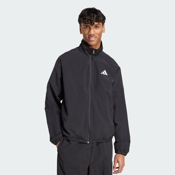 ADIDAS SPORTSWEAR Спортивная куртка 'Essential' в Черный: спереди