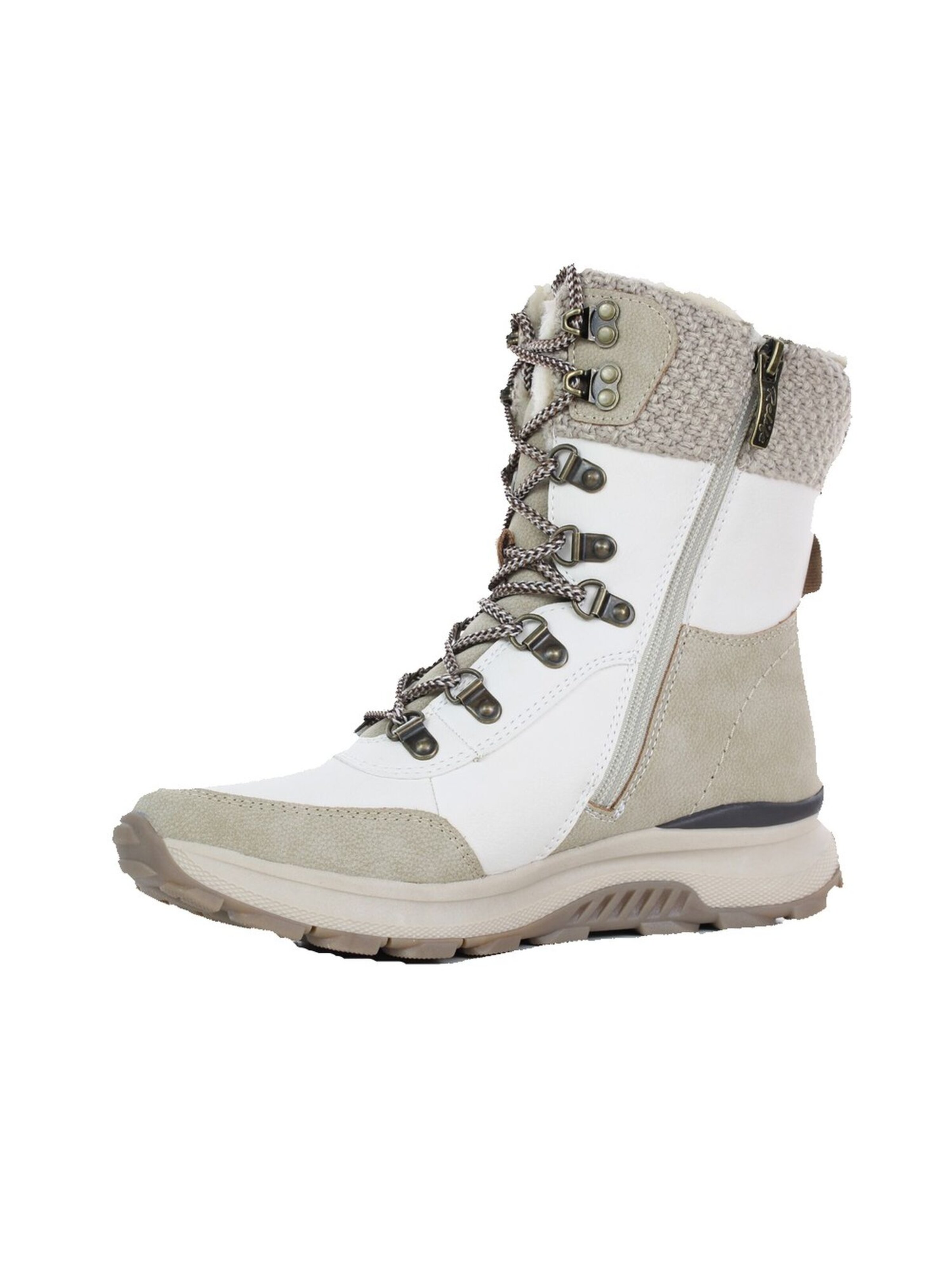 Relife Enkellaarsjes in Beige: voorkant