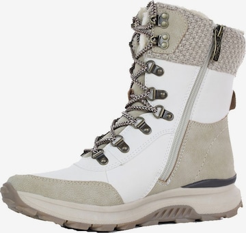 Relife Stiefelette, Warm gefüttert, Weite G in Beige: Vorderseite