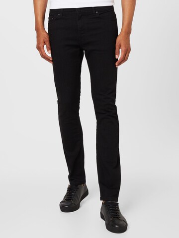 Karl Lagerfeld Regular Jeans i svart: framsida