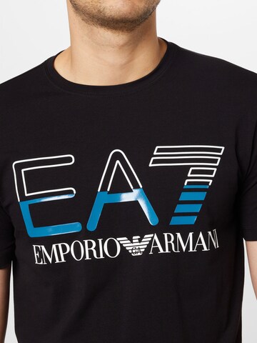 EA7 Emporio Armani - Camiseta en negro