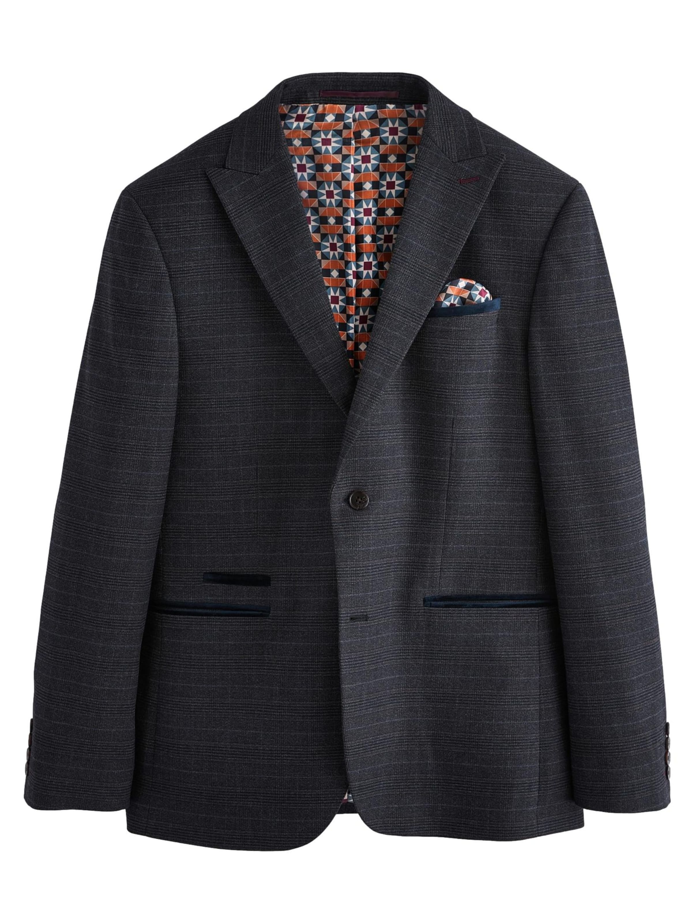 Slim fit Giacca business da completo di Next in grigio: frontale