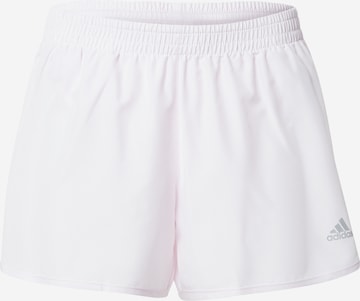 ADIDAS PERFORMANCE Shorts in Lila: front