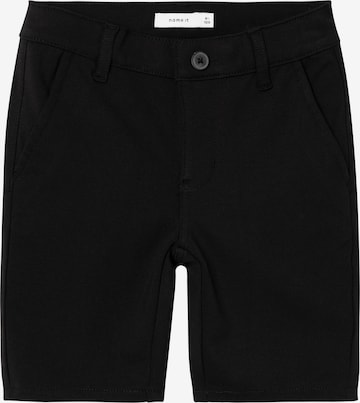 NAME IT Trousers 'SILAS' in Black: front