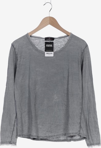 Zwillingsherz Top & Shirt in S in Grey: front