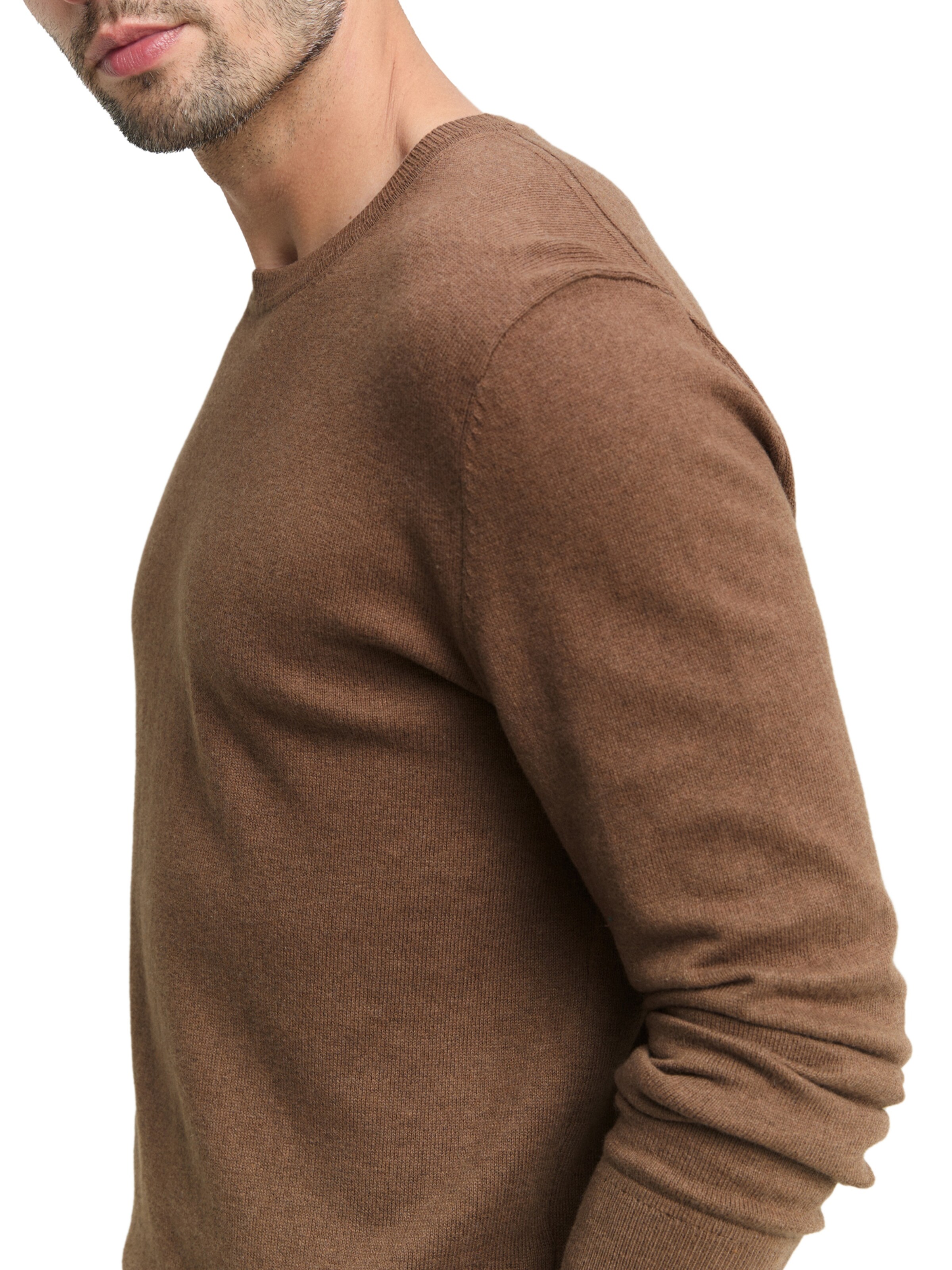 TOM TAILOR Sweater in Brown