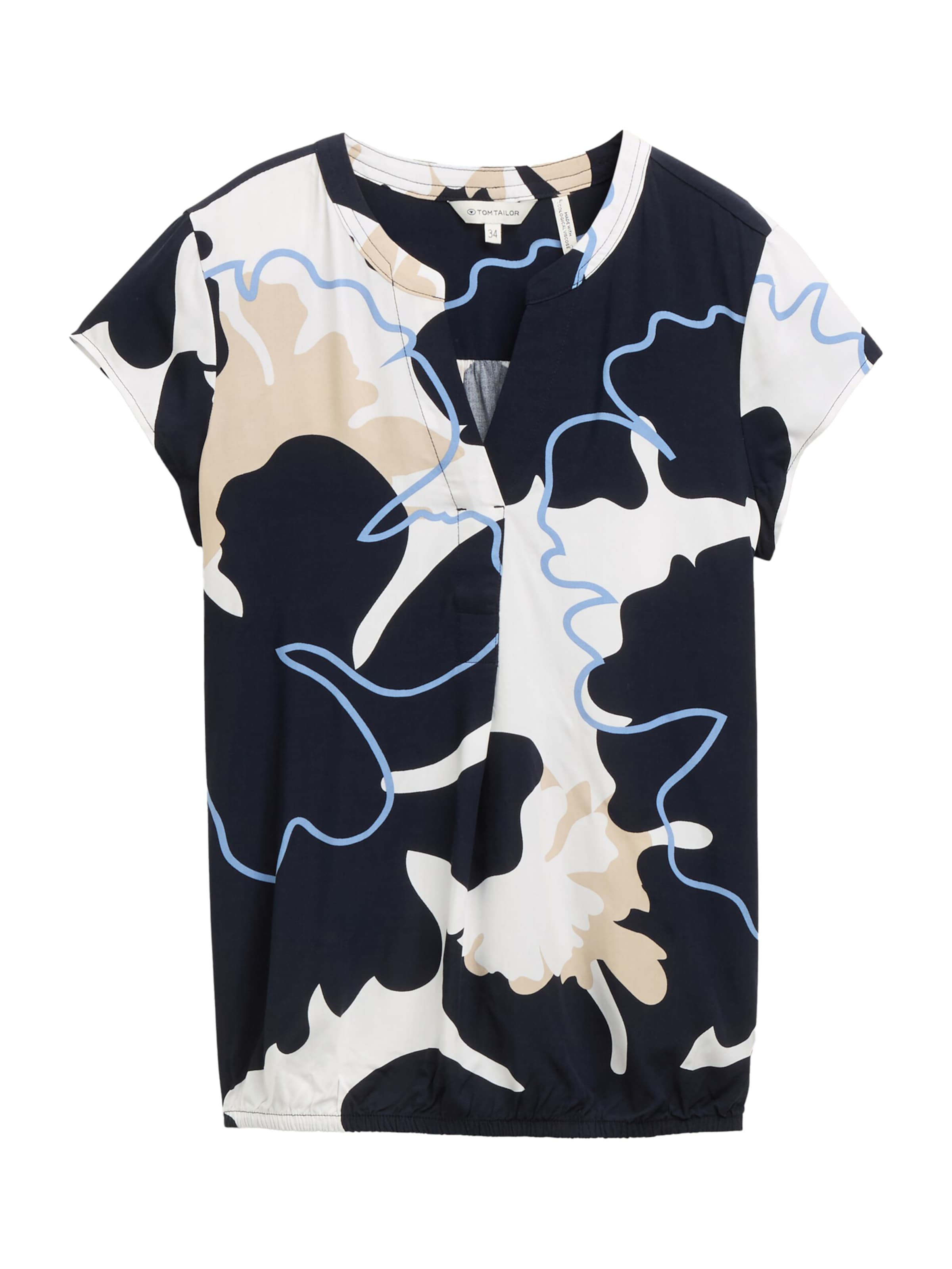 TOM TAILOR Blouse in Blue: front