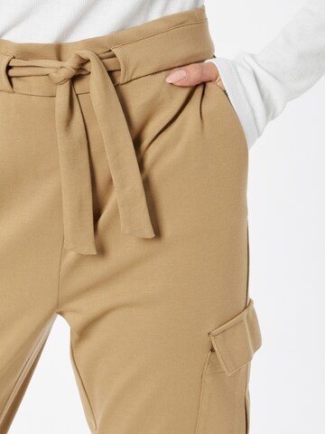 ONLY Tapered Cargo Pants 'Poptrash' in Beige