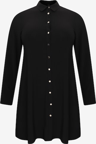 Yoek Blouse 'Dolce' in Black: front