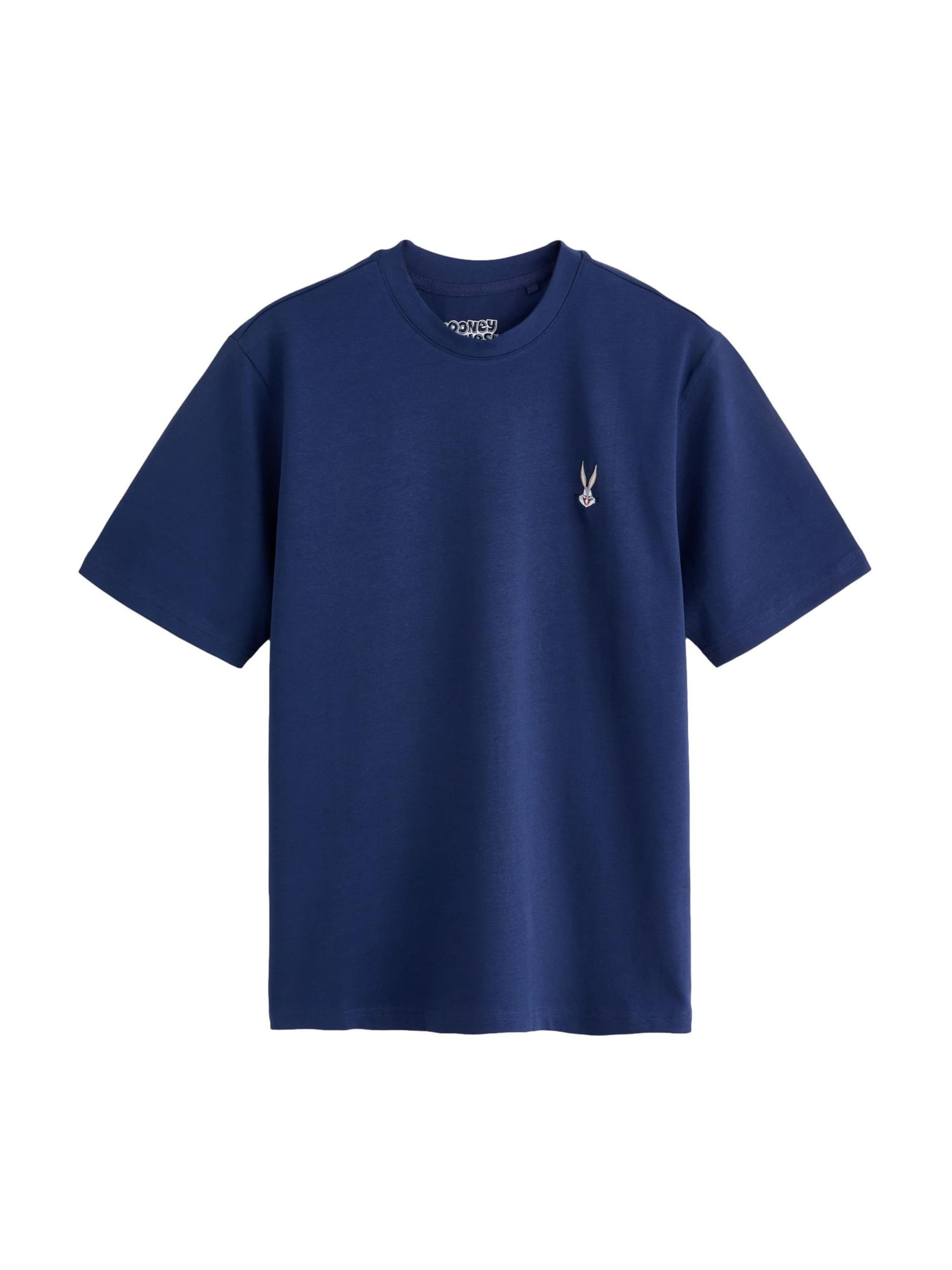 Next T-Shirt in Blau: Vorderseite
