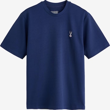 Next T-Shirt in Blau: Vorderseite