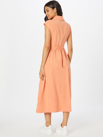 TAIFUN - Vestido camisero en naranja