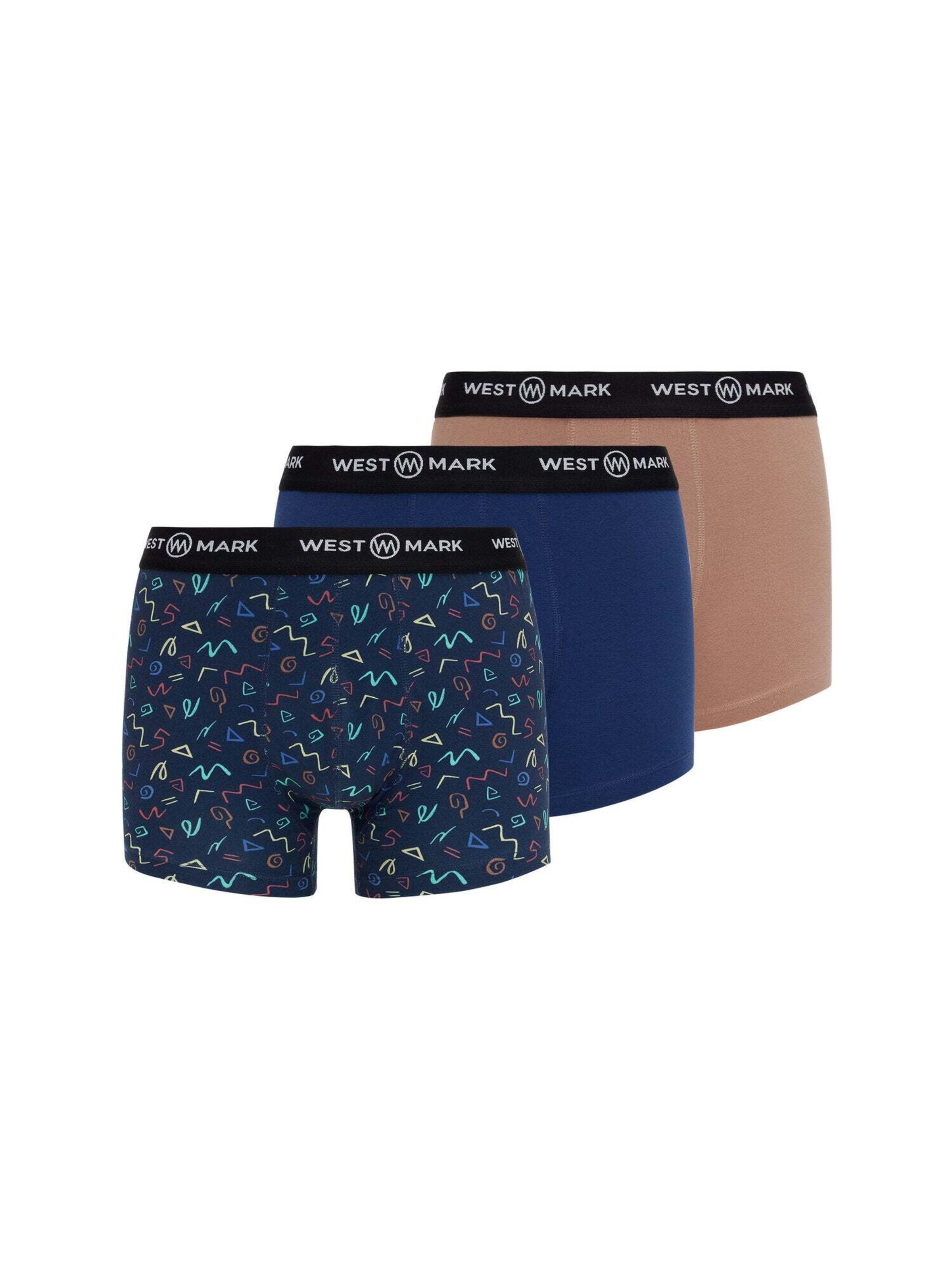 Boxer 'Oscar' di WESTMARK LONDON in blu: frontale