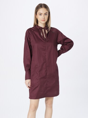 G-Star RAW - Vestido em vermelho: frente