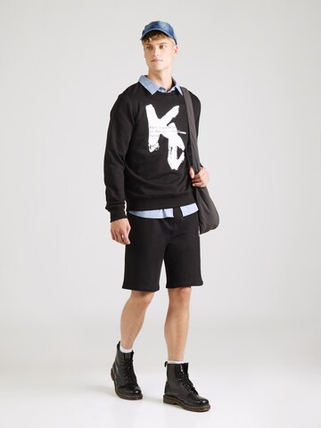 Felpa di Karl Lagerfeld in nero